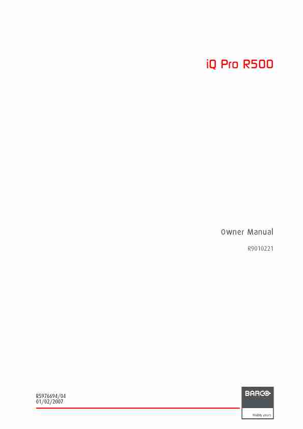 Barco Projector R500-page_pdf
